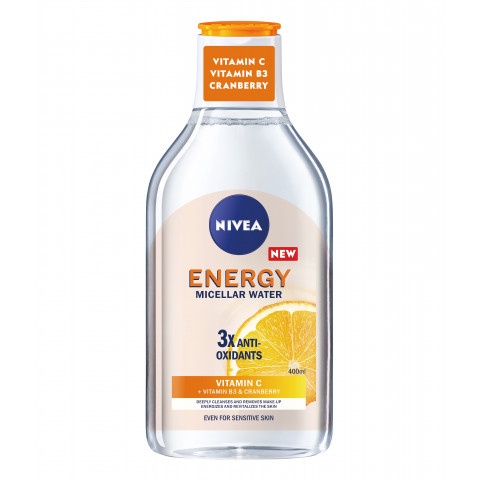 Снимка на Nivea Energy мицеларна вода за лице с витамин C 400мл. за 6.59лв. от Аптека Медея