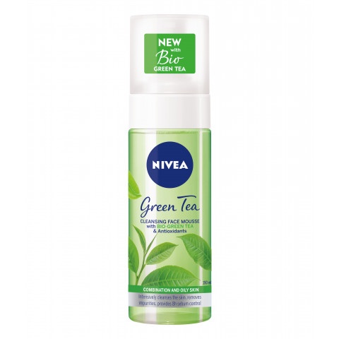 Снимка на Измиваща пяна за лице за комбинирана кожа, 150 мл. Nivea Green Tea Cleansing Face Mousse за 9.39лв. от Аптека Медея