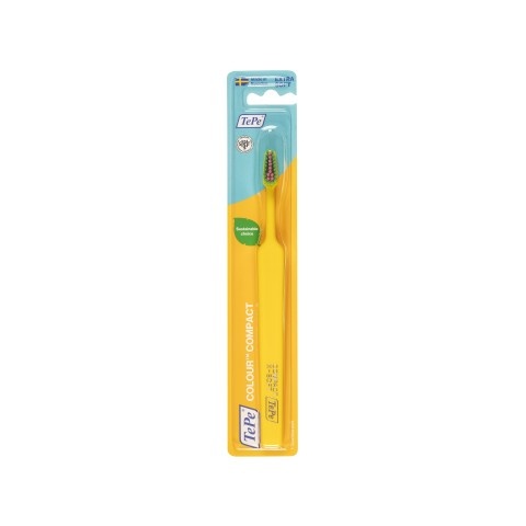 Снимка на Четка за зъби - Жълта, х 1 брой, TePe Select Color Compact X-Soft  за 4.89лв. от Аптека Медея