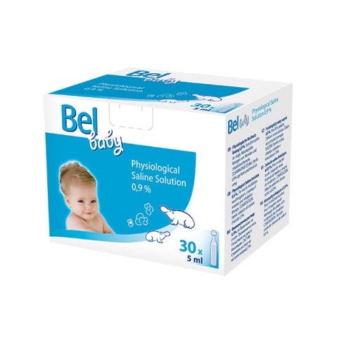 Снимка на Bel Baby (БЕЛ БЕЙБИ) физиологичен разтвор 0,9% 5мл х 30, Hartmann за 11.29лв. от Аптека Медея
