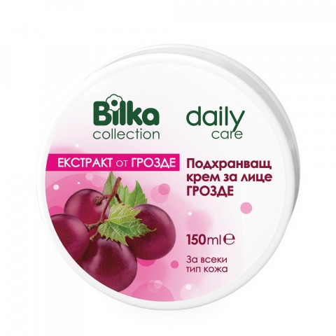 Снимка на Bilka Collection Daily care крем за лице подхранващ с грозде 40мл. за 3.59лв. от Аптека Медея