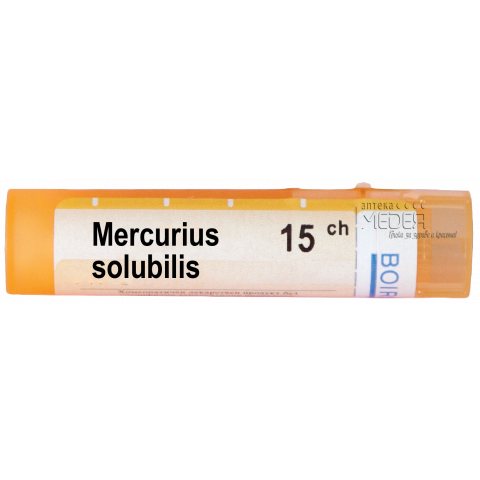Снимка на Меркуриус Солубилис (Mercurius SolubilisЮ) 15CH, Boiron за 5.09лв. от Аптека Медея