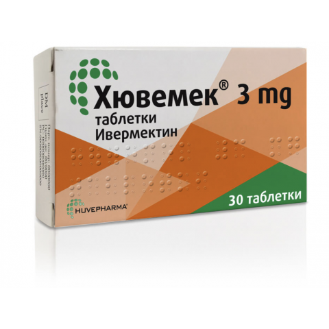 Снимка на Хювемек 3мг таблетки х 30, Huvepharma  за 82.39лв. от Аптека Медея