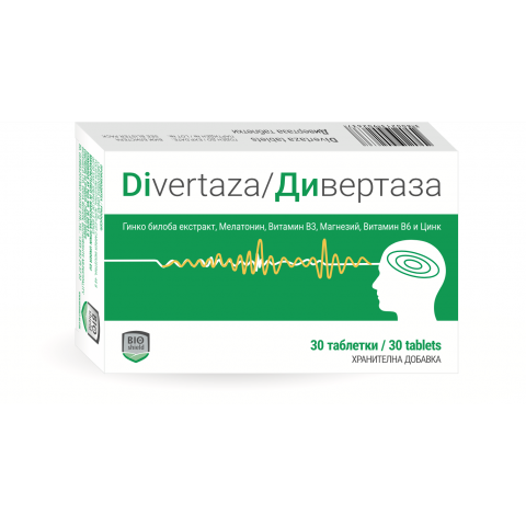 Снимка на Дивертаза - за нормално кръвооросявне, таблетки x 30, Bioshield  за 25.49лв. от Аптека Медея