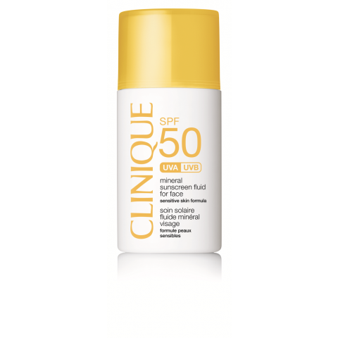 Снимка на Clinique Mineral Sunscreen Fluid For Face SPF50 слънцезащитен Флуид за лице със 100% минерален състав 30мл. за 28.5лв. от Аптека Медея