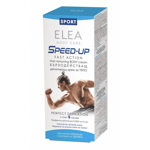 Снимка на Elea Speed-Up Sport бързодействащ крем-депилатоар 150г. за 5.19лв. от Аптека Медея