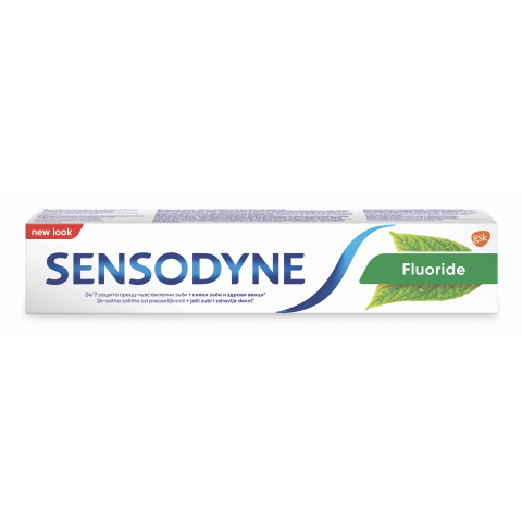 Снимка на Sensodyne Fluoride паста за зъби с калиев хлорид 75мл. за 9.99лв. от Аптека Медея