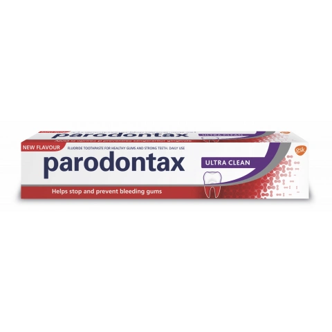 Снимка на Parodontax Ultra Clean Паста за зъби против кървене на венци 75мл.  за 7.59лв. от Аптека Медея