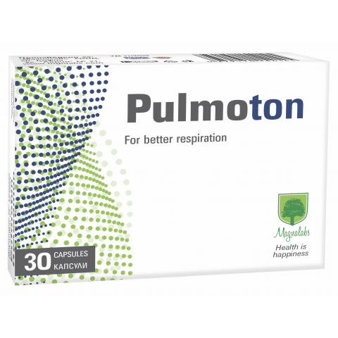 Пулмотон (Pulmoton) - за дихaтелната систeма, капсули х 30, Magnalabs