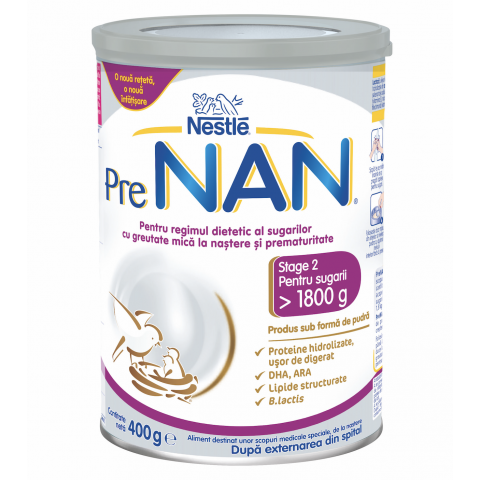 Снимка на NAN Pre адаптирано мляко за новородени 400г. за 29.49лв. от Аптека Медея