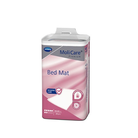 Снимка на MoliCare Premium Bed Mat абсорбиращи чаршафи 40см./60см. х 25 броя, Hartmann за 9.99лв. от Аптека Медея
