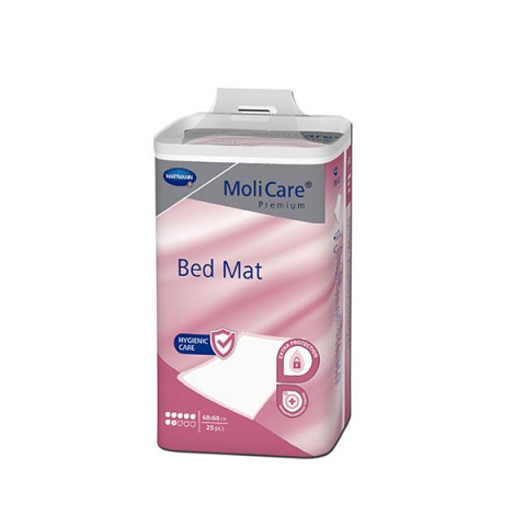 Снимка на MoliCare Premium Bed Mat абсорбиращи чаршафи 60см./60см. х 25 броя, Hartmann за 13.59лв. от Аптека Медея