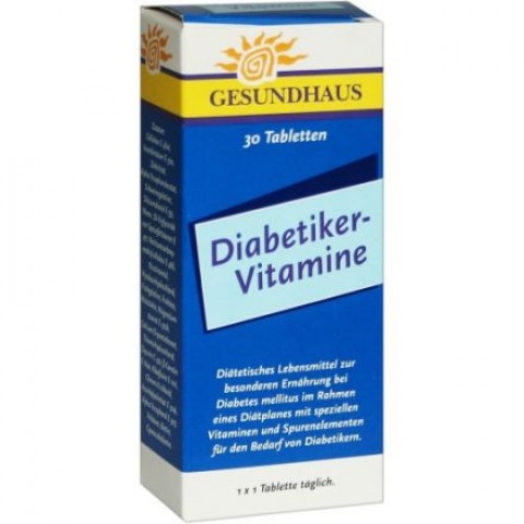 Снимка на Диабетикер Витамини за диабетици, 30 таблетки за 9.29лв. от Аптека Медея