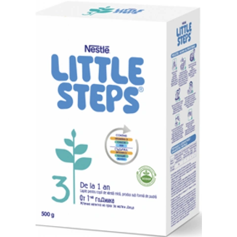 Снимка на Nestle Little Steps 3 Млечна напитка за малки деца, след 12-тия месец, 500 г. за 18.09лв. от Аптека Медея