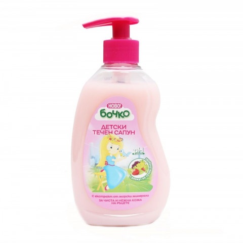 Снимка на Бочко Детски течен сапун с аромат на сочни плодове 410мл за 3.49лв. от Аптека Медея