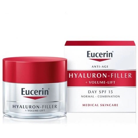 Снимка на Eucerin Hyaluron-Filler + Volume-lift Крем дневен нормална кожа лайт х 50мл за 69.79лв. от Аптека Медея