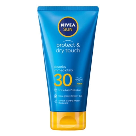 Снимка на Слънцезащитен гел-крем за тяло, 175 мл. Nivea Sun Protect & Dry Touch Gel Creme SPF 30 за 17.69лв. от Аптека Медея