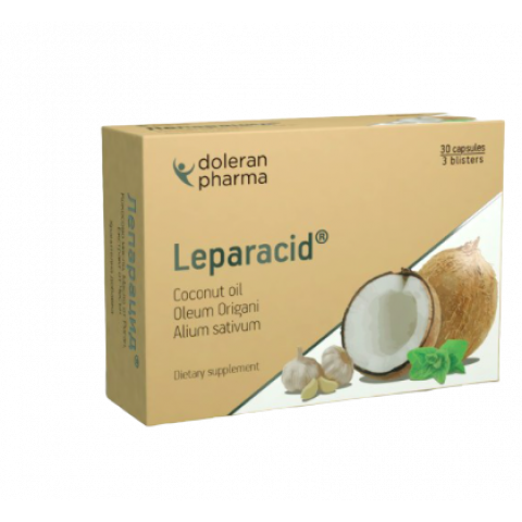 Снимка на Лепарацид - при глисти и паразити, капсули х 30, Doleran Pharma за 19.49лв. от Аптека Медея