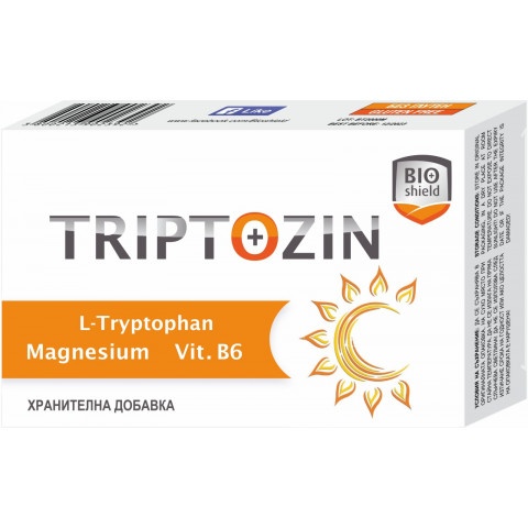 Снимка на Триптозин при умора, стрес, депресия, безсъние, 30 таблетки, Bioshield за 16.79лв. от Аптека Медея