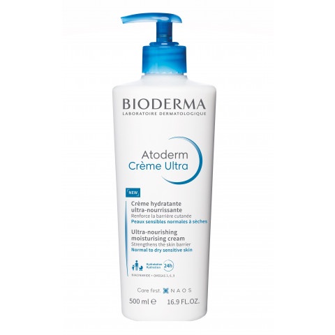 Снимка на Подхранващ крем за лице и тяло, 500 мл, Bioderma Atoderm Ultra за 29.69лв. от Аптека Медея