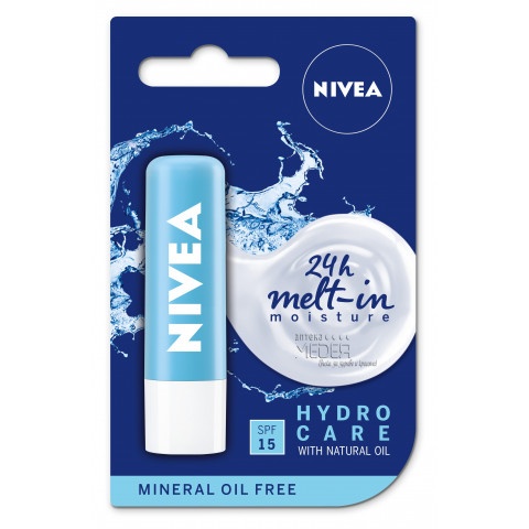 Снимка на Nivea Hydro Care Балсам за устни 4,8гр за 4.99лв. от Аптека Медея