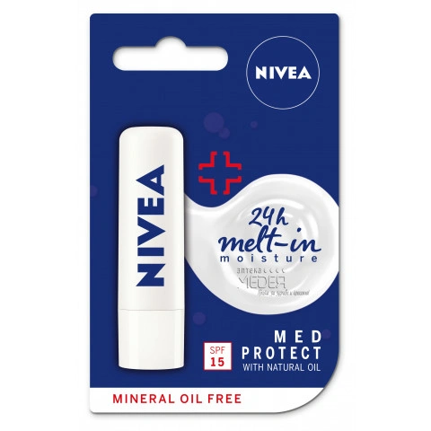 Снимка на Nivea Med Protect Балсам за устни 4,8гр за 5.99лв. от Аптека Медея