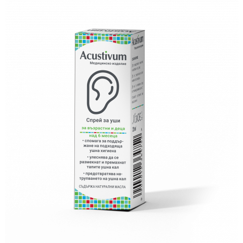 Снимка на Acustivum Спрей за уши при ушна кал, 20мл., Naturprodukt за 15.99лв. от Аптека Медея