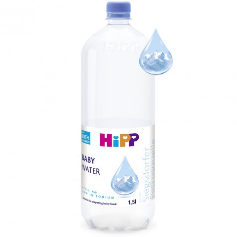 Снимка на Питейна вода за бебета, 1.5л, HiPP Baby Water за 3.29лв. от Аптека Медея