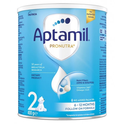 Снимка на Преходно мляко за кърмачета от 6 до 12 месечна възраст, 400г., Aptamil Pronutra 2 за 21.79лв. от Аптека Медея