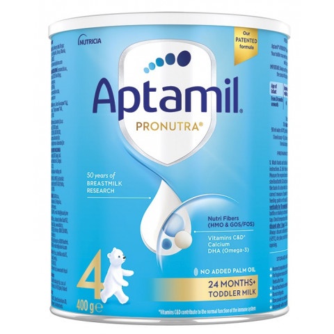 Снимка на Мляко на прах за малки деца след 24-месечна възраст, 400 г., Aptamil Pronutra 4 за 20.29лв. от Аптека Медея