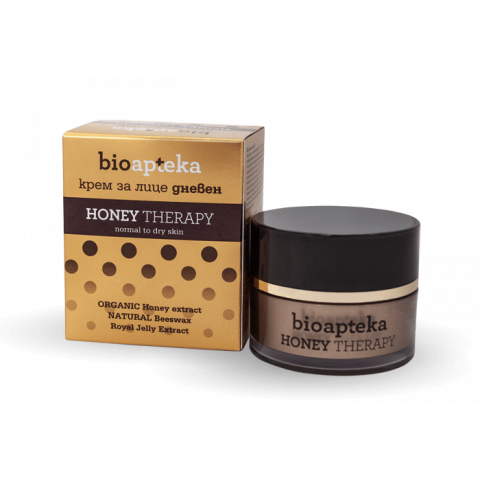 Снимка на Bioapteka Honey Therapy Дневен крем за лице с екстракт от мед, пчелно млечице и натурален пчелен восък 40мл за 7.89лв. от Аптека Медея