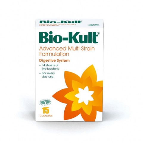 Снимка на Bio-Kult (Био-Култ) - мулти-щамова формула за храносмилателната система, капсули х 15, Protexin за 13.99лв. от Аптека Медея