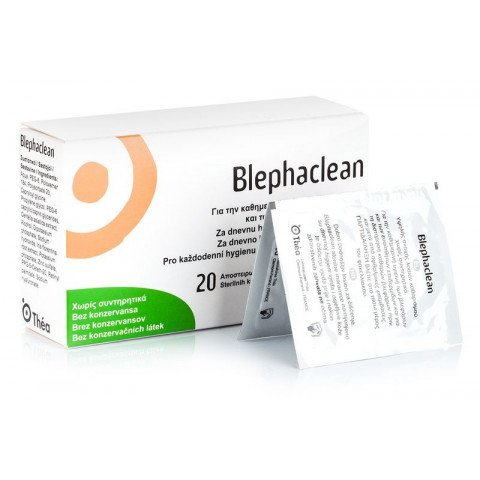 Снимка на Blephaclean (Блефаклийн) Тампони с лосион за очи, 20 бр. за 18.99лв. от Аптека Медея