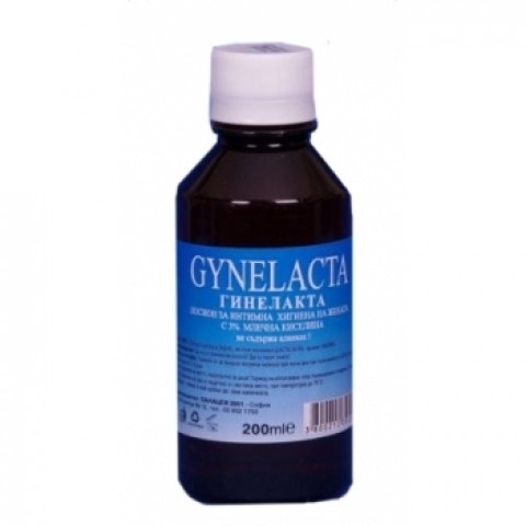 Снимка на Гинелакта Р-Р Млечна киселина за интимна хигиена, 3% 200мл, Панацея за 1.99лв. от Аптека Медея