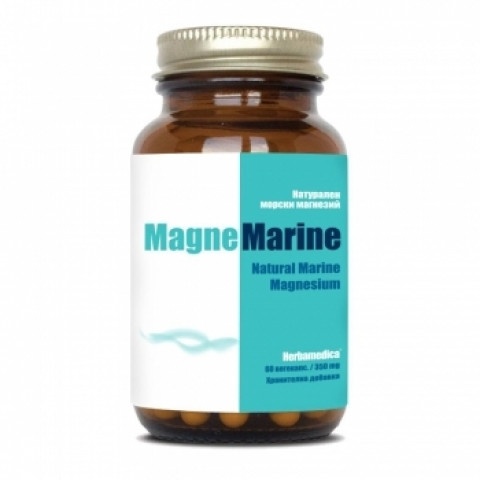 Снимка на Магнезий Магне Марин, Натурален морски магнезий, 350мг, 60, Herba Medica за 18.09лв. от Аптека Медея