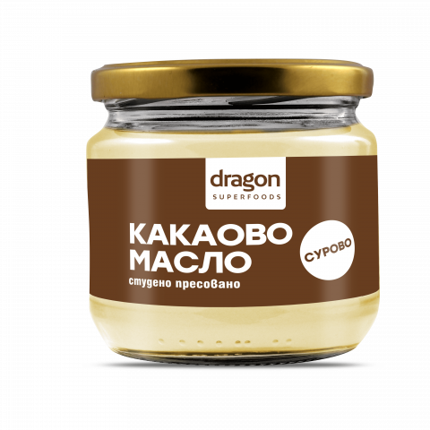 Снимка на Какаoвo мacлo студено пресовано, 100% органично, 300 мл., Dragon Superfoods за 15.99лв. от Аптека Медея