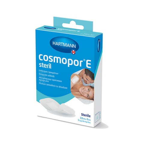 Снимка на Cosmopor E стерилна абсорбираща превръзка 7,2см. x 5см. х 5 броя, Hartmann за 3.19лв. от Аптека Медея