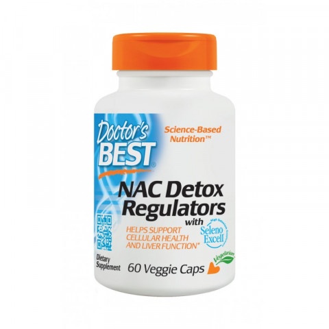 Снимка на Doctor's Best Nac Detox Regulators поддържа нормалното производство на глутатион х 60 за 29.99лв. от Аптека Медея