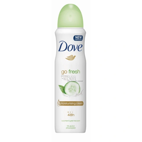 Снимка на Dove Deo Go Fresh Cucumber & Green Tea Дезодорант спрей 150 мл за 6.29лв. от Аптека Медея