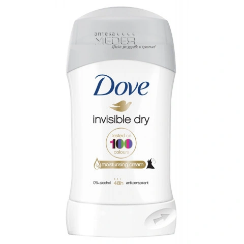 Снимка на Dove Deo Invisible Dry 100 Colours Дезодорант стик 40 мл за 6.29лв. от Аптека Медея