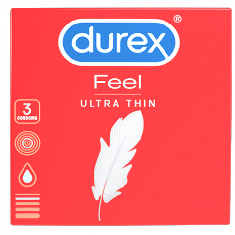 Снимка на Durex Feel Ultra Thin презервативи изключително тънки за по-добра чувствителност х 3 броя за 5.29лв. от Аптека Медея