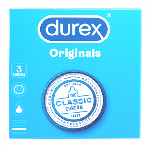 Снимка на Durex Classic презервативи от прозрачен естествен латекс х 3 броя за 4.39лв. от Аптека Медея