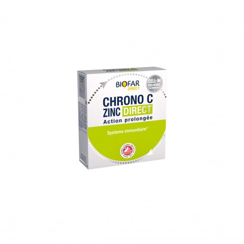 Снимка на Biofar Chrono-C-Zinc direct - за силна имунна защита, сашета х 14 за 8.49лв. от Аптека Медея