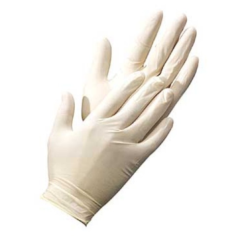 Снимка на Стерилни Латексови ръкавици с пудра Размер M 7.5, 2 броя за 1.39лв. от Аптека Медея