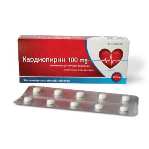 Снимка на Кардиопирин 100мг. х 30, Pharma Swiss за 3.89лв. от Аптека Медея