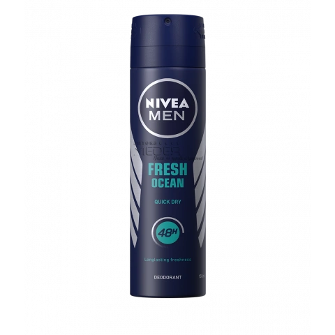 Снимка на Nivea Men Fresh Ocean Дезодорант спрей 150мл за 6.99лв. от Аптека Медея