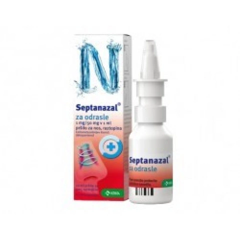 Снимка на Septanazal (Септаназал) Спрей за нос за възрастни 1мг/50мг/мл 10мл, КРКА за 7.89лв. от Аптека Медея