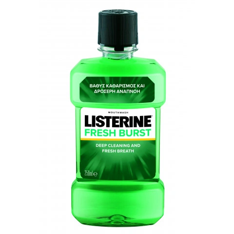 Снимка на Listerine Fresh Burst вода за уста срещу образуването на плака 250мл. за 6.69лв. от Аптека Медея