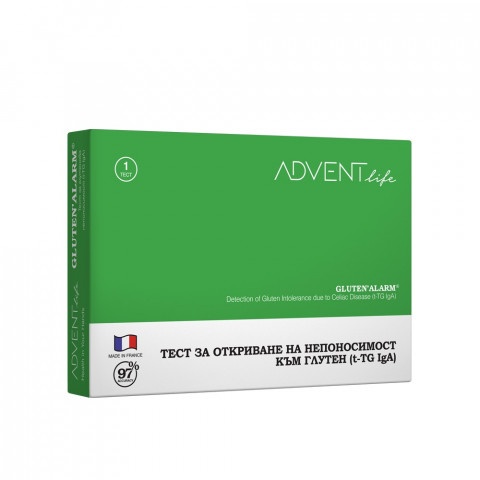 Снимка на Advent Life Тест за откриване на непоносимост към глутен (Anti t-TG IgA) в кутия х 1 брой за 17.99лв. от Аптека Медея