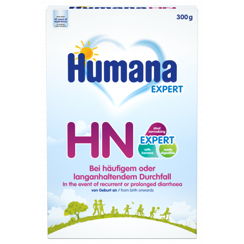 Снимка на Humana HN expert - Диетична храна за бебета за специални медицински цели при диария с банан 300г  за 17.99лв. от Аптека Медея